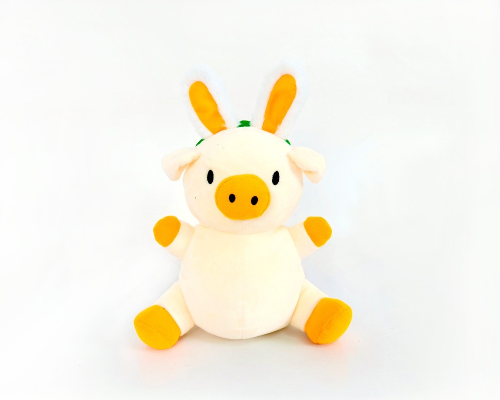 Bunny Pig Mochi plush toy Production